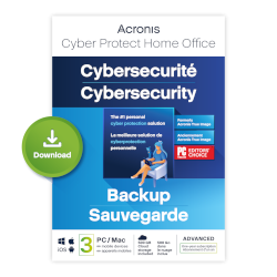 Acronis Cyber Protect Home Office Advanced 2023 - 500 Go - 1PC/MAC 1AN