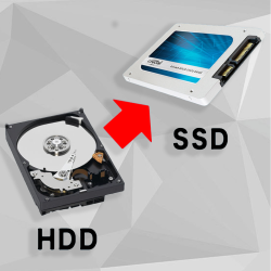 PRESTATION - HDD to SSD